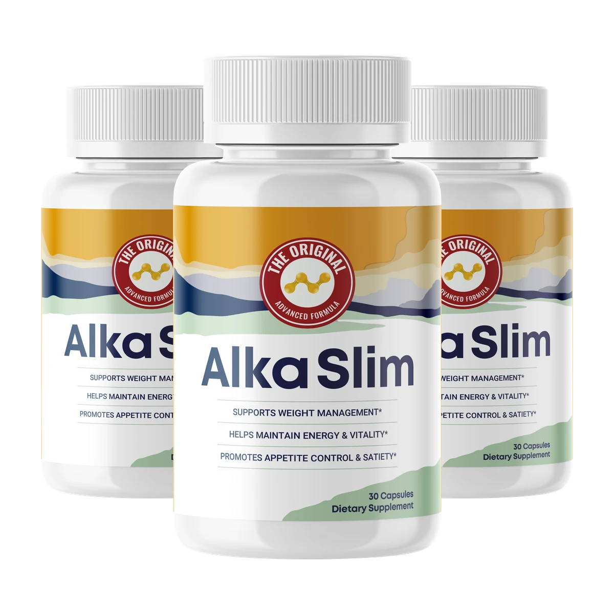 AlkaSlim Natural Metabolism & Weight Management Support Supplement